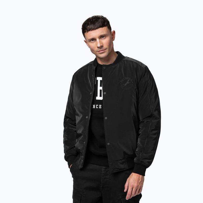 Pánska bunda Pitbull Manolito Baseball black/black 4