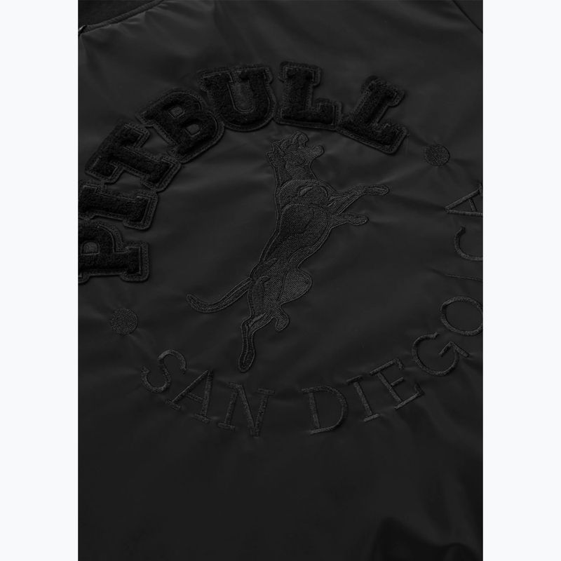 Pánska bunda Pitbull Manolito Baseball black/black 10
