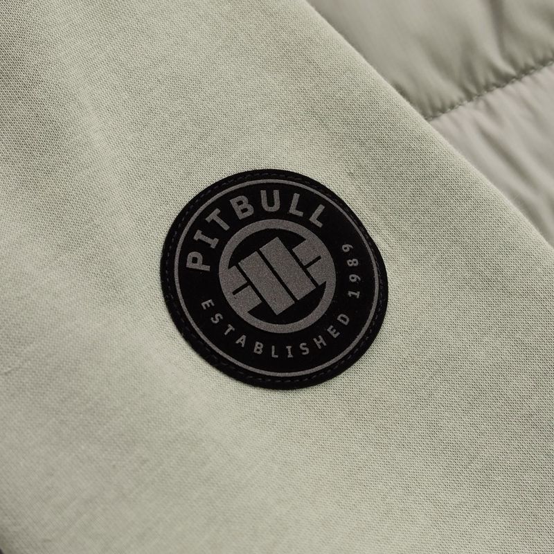 Pánska bunda Pitbull Palomar Padded Hooded Hybrid dusty salvia 9