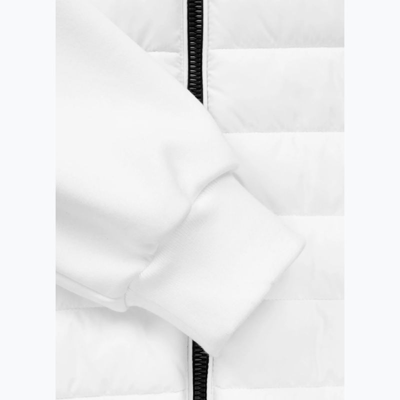 Pánska bunda Pitbull Palomar Padded Hooded Hybrid white 10