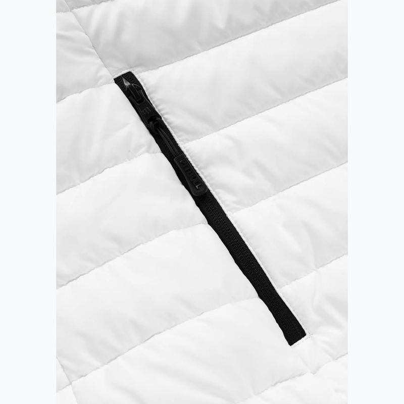 Pánska bunda Pitbull Palomar Padded Hooded Hybrid white 11