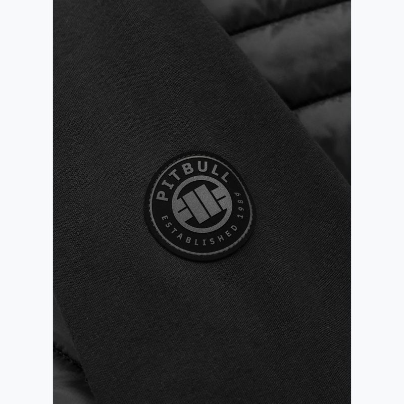 Pánska bunda Pitbull Palomar Padded Hooded Hybrid black 9