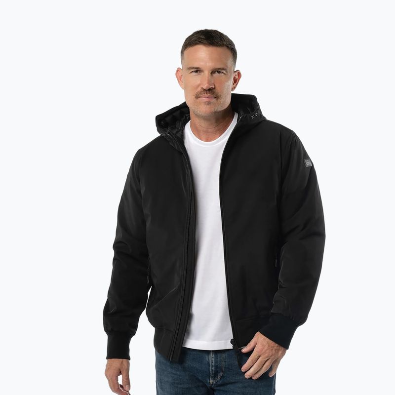 Pánska bunda Pitbull York Hooded black 2