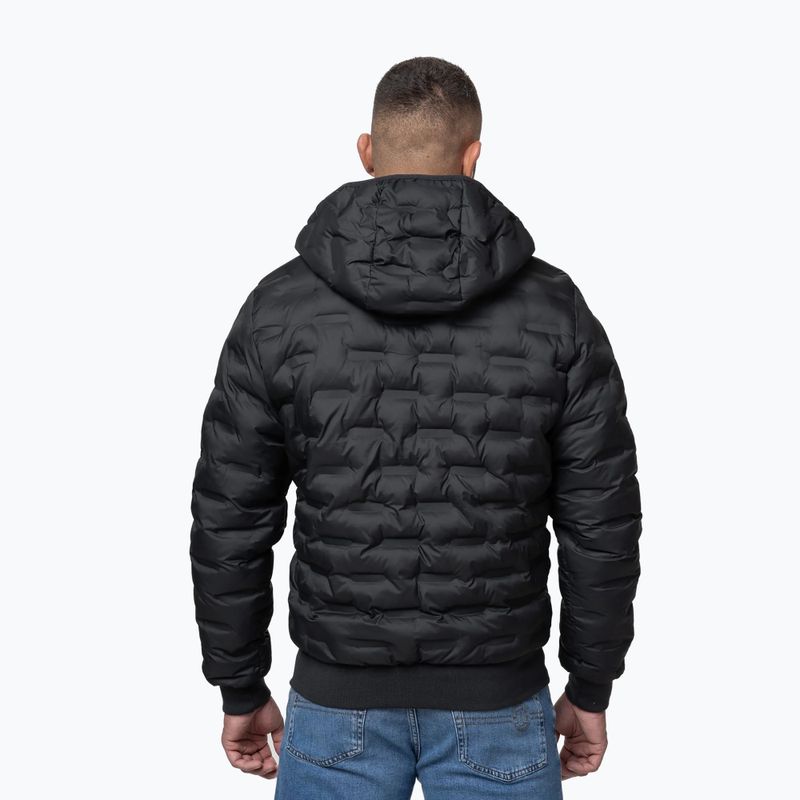 Pánska zimná bunda Pitbull Elkwood 3 Sherpa Hooded taupe 3