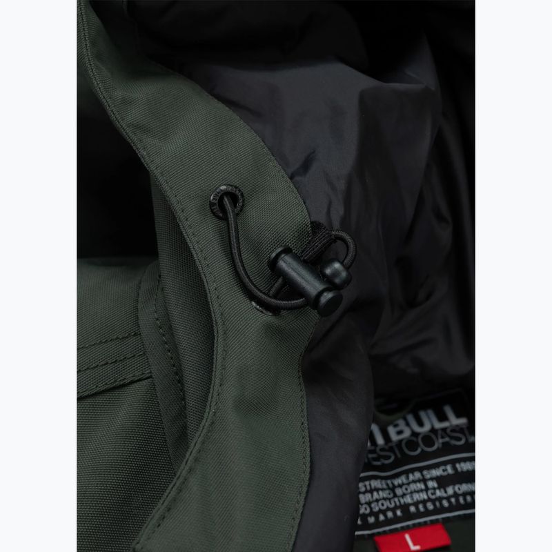 Pánska zimná bunda Pitbull Balboa 2 Hooded dark green 9