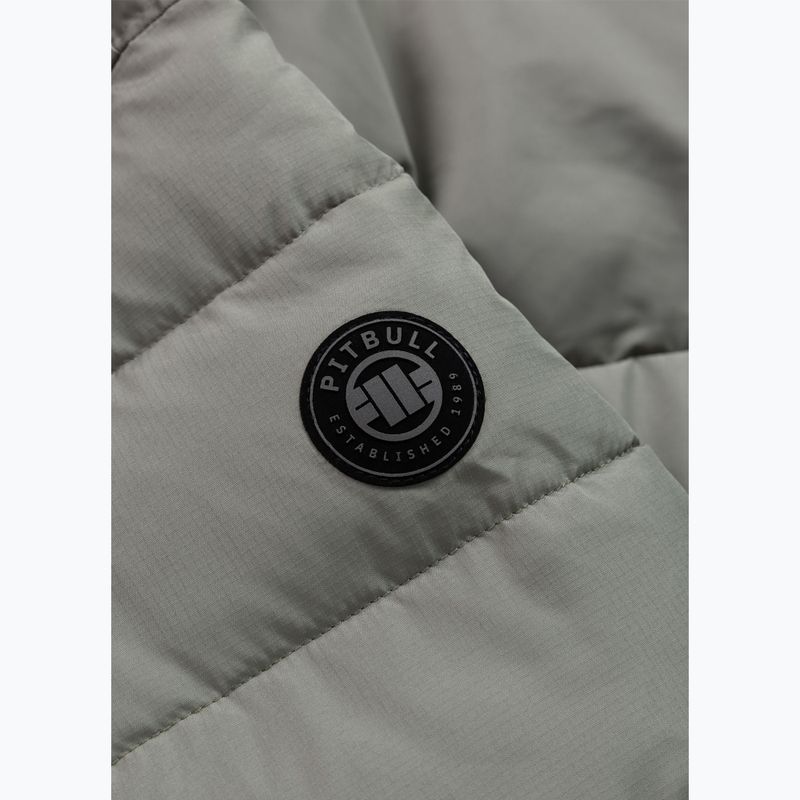 Pánska zimná bunda Pitbull Dillon Quilted Hooded burgundy 10