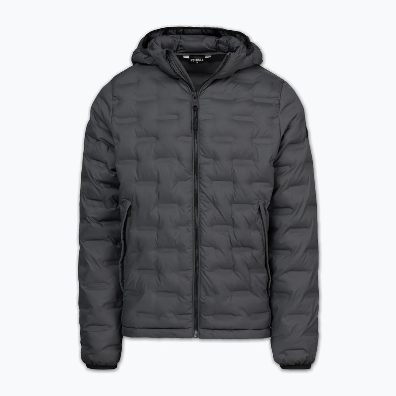 Pánska zimná bunda Pitbull Camino Quilted Hooded graphite 4