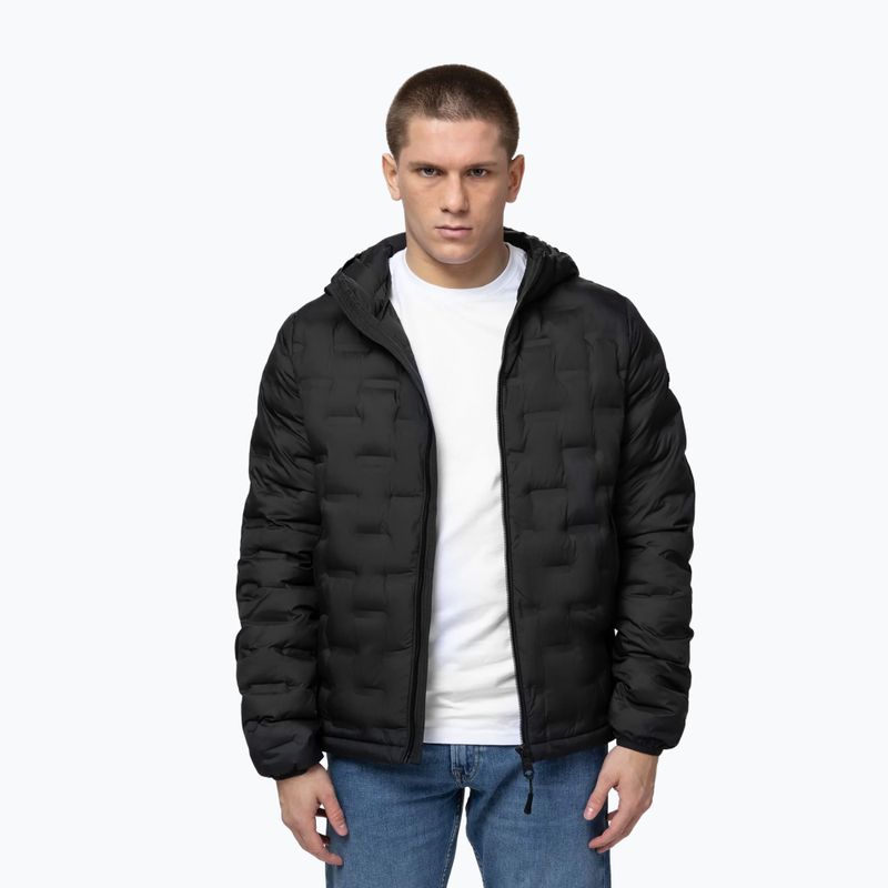 Pánska zimná bunda Pitbull Camino Quilted Hooded black 4