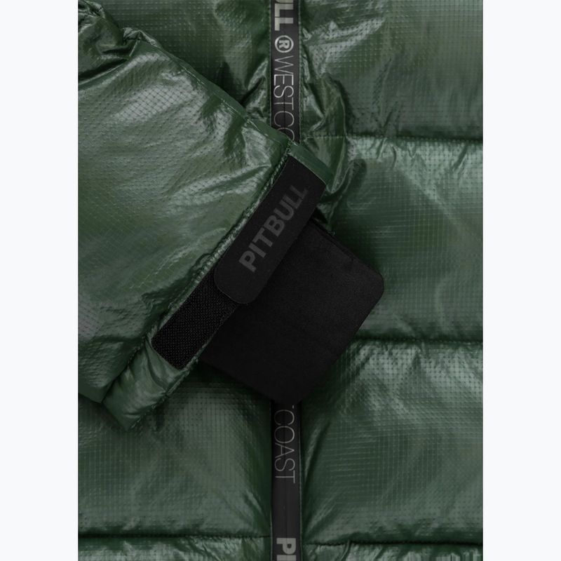 Pánska zimná bunda Pitbull Patton Quilted Hooded taupe 12