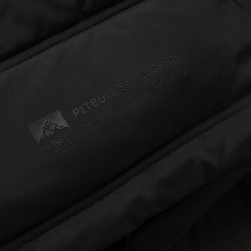 Pánska zimná bunda Pitbull Pepperwood Ribstop Padded Hooded black/green 10