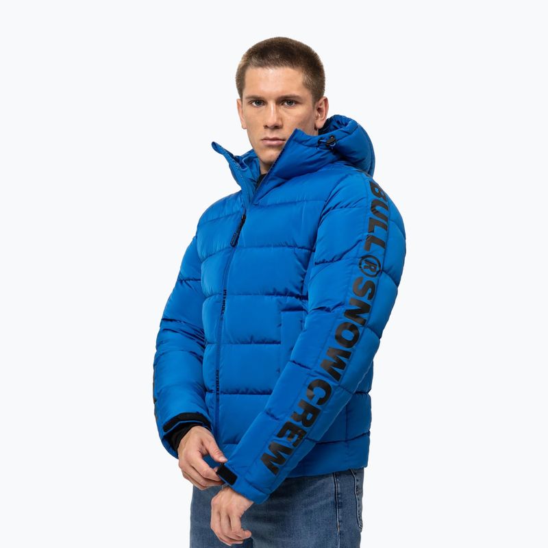 Pánska zimná bunda Pitbull Airway 4 Padded Hooded royal blue 4