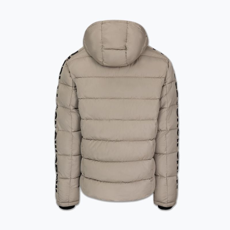 Pánska zimná bunda Pitbull Airway 4 Padded Hooded pale sand 8