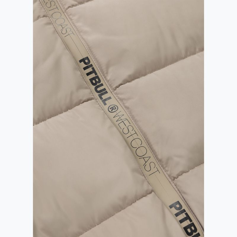 Pánska zimná bunda Pitbull Airway 4 Padded Hooded pale sand 11