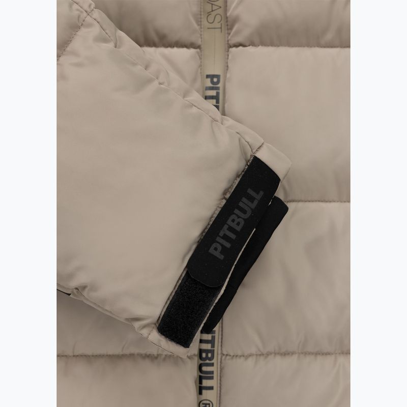 Pánska zimná bunda Pitbull Airway 4 Padded Hooded pale sand 12