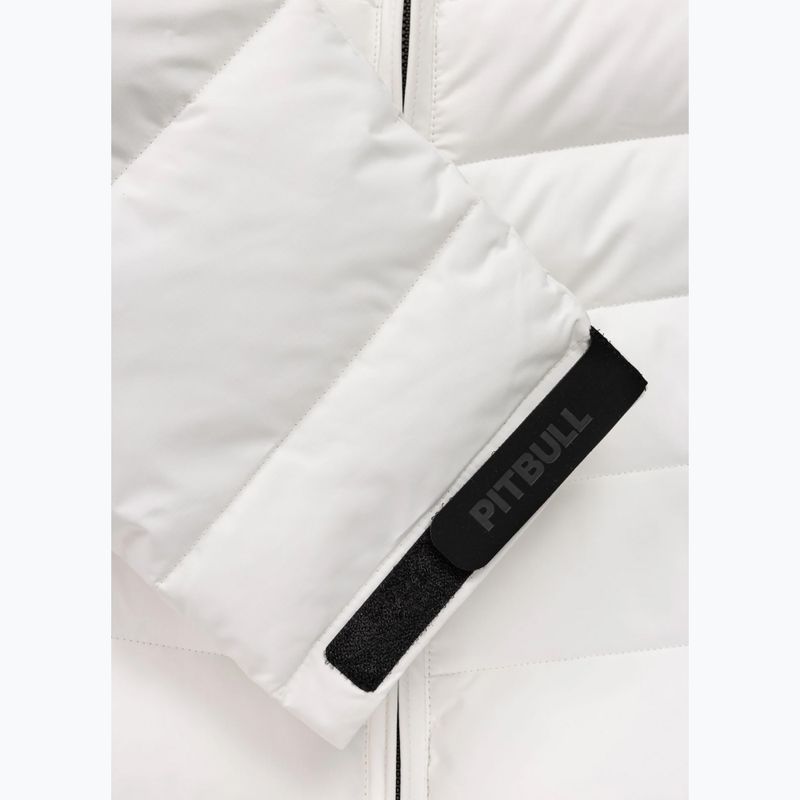 Pánska zimná bunda Pitbull Crestline Padded Hooded off white 13