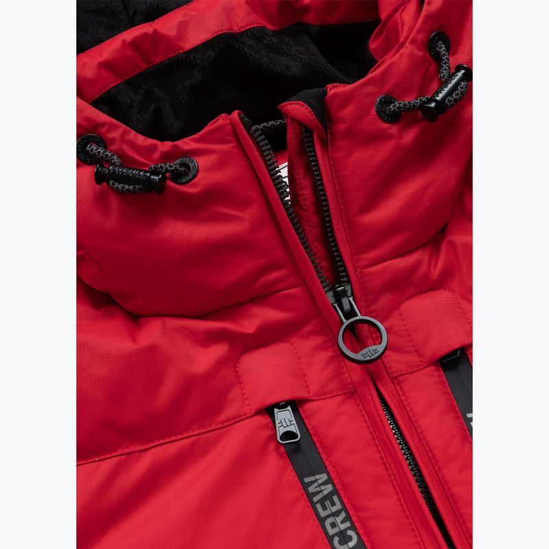 Pánska zimná bunda Pitbull Crestline Padded Hooded red 7