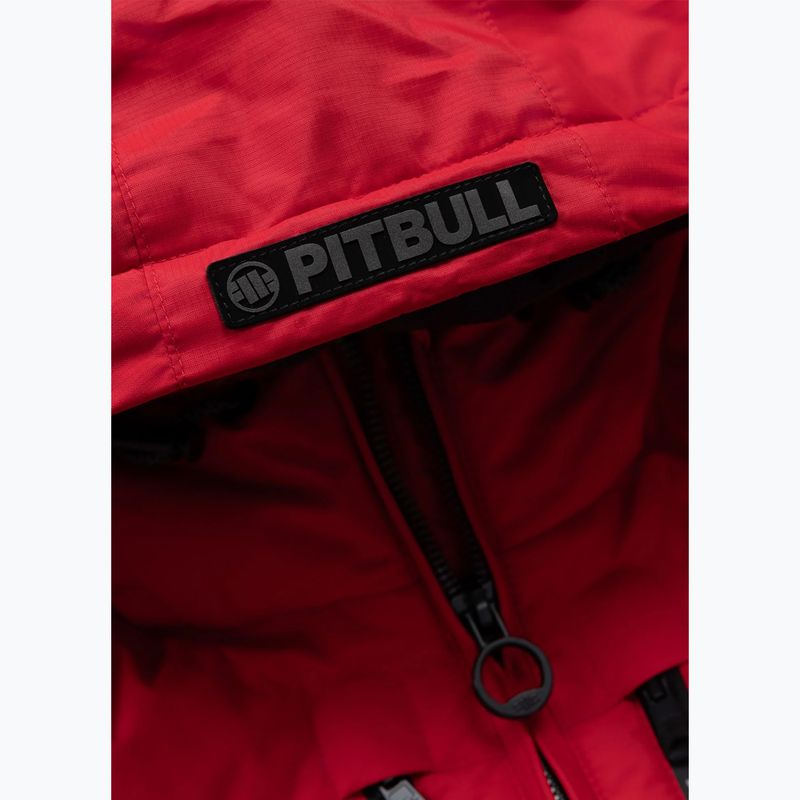 Pánska zimná bunda Pitbull Crestline Padded Hooded red 10