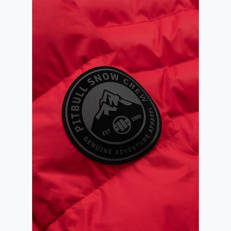 Pánska zimná bunda Pitbull Crestline Padded Hooded red 11