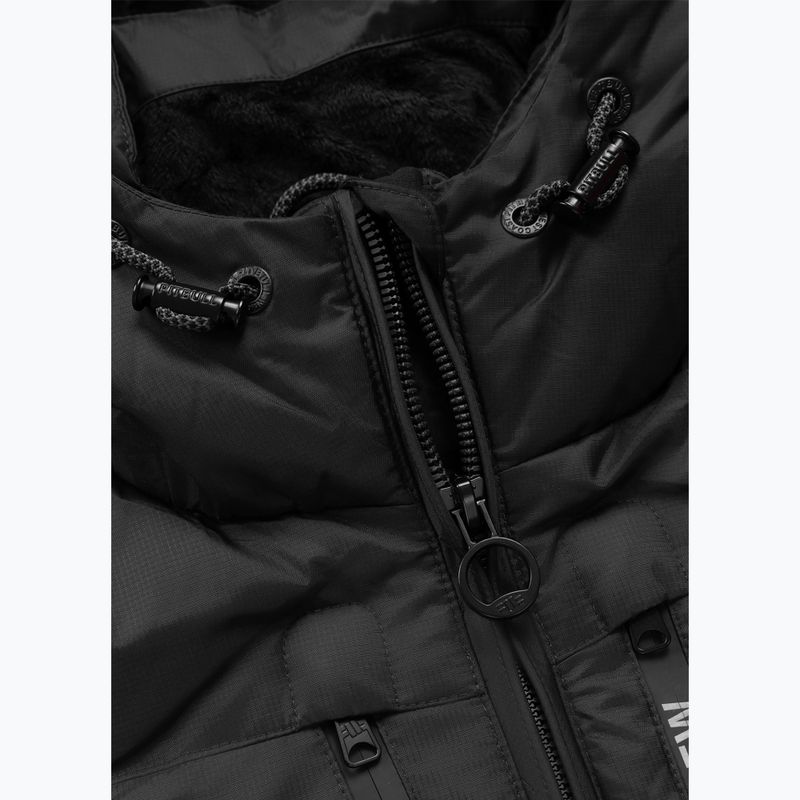 Pánska zimná bunda Pitbull Crestline Padded Hooded black 7