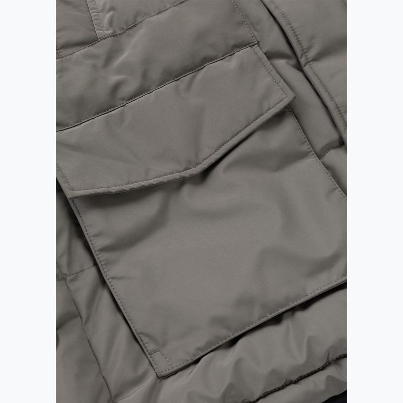 Pánska zimná bunda Pitbull Fisk Quilted Hooded olive 14