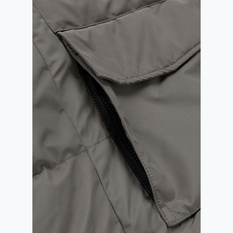 Pánska zimná bunda Pitbull Fisk Quilted Hooded olive 15