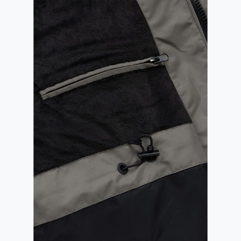 Pánska zimná bunda Pitbull Fisk Quilted Hooded olive 18