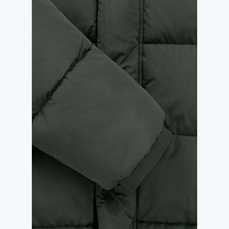 Dámska zimná bunda Pitbull Amalia Padded Hooded dark green 10
