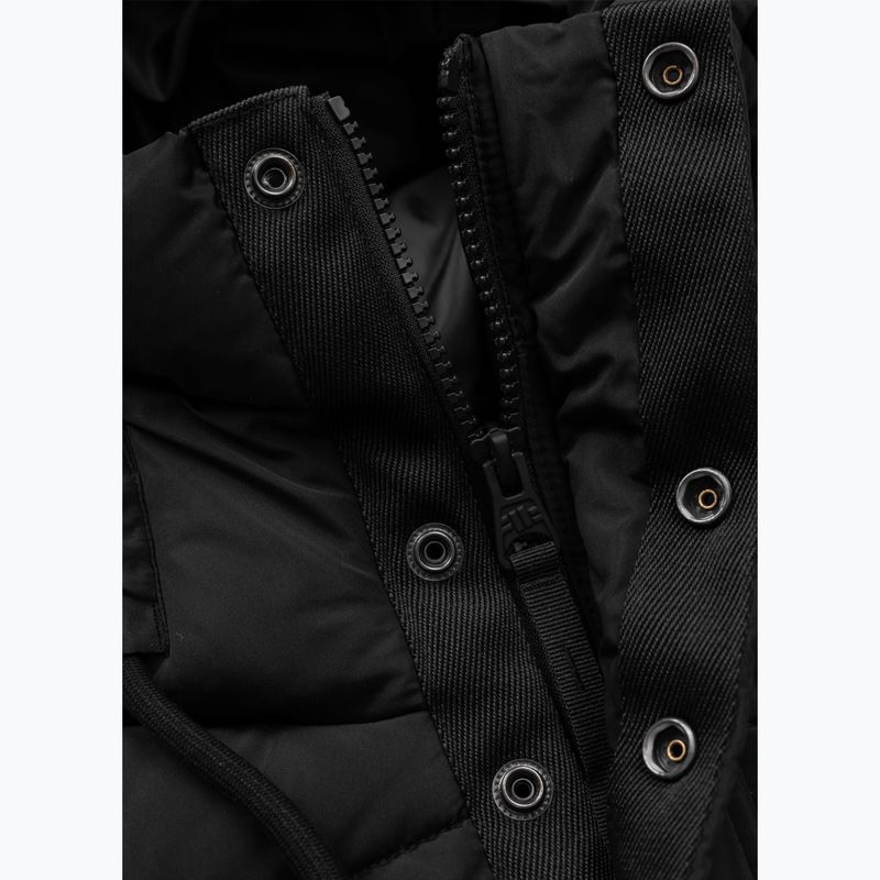 Dámska zimná bunda Pitbull Amalia Padded Hooded black 8
