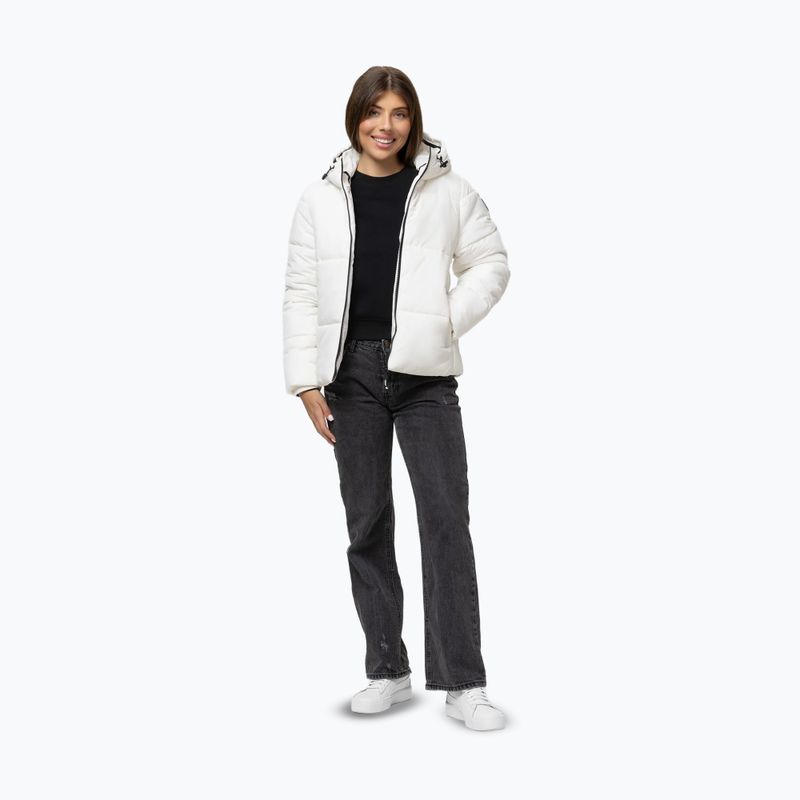 Dámska zimná bunda Pitbull Vista Quilted Hooded off white 2