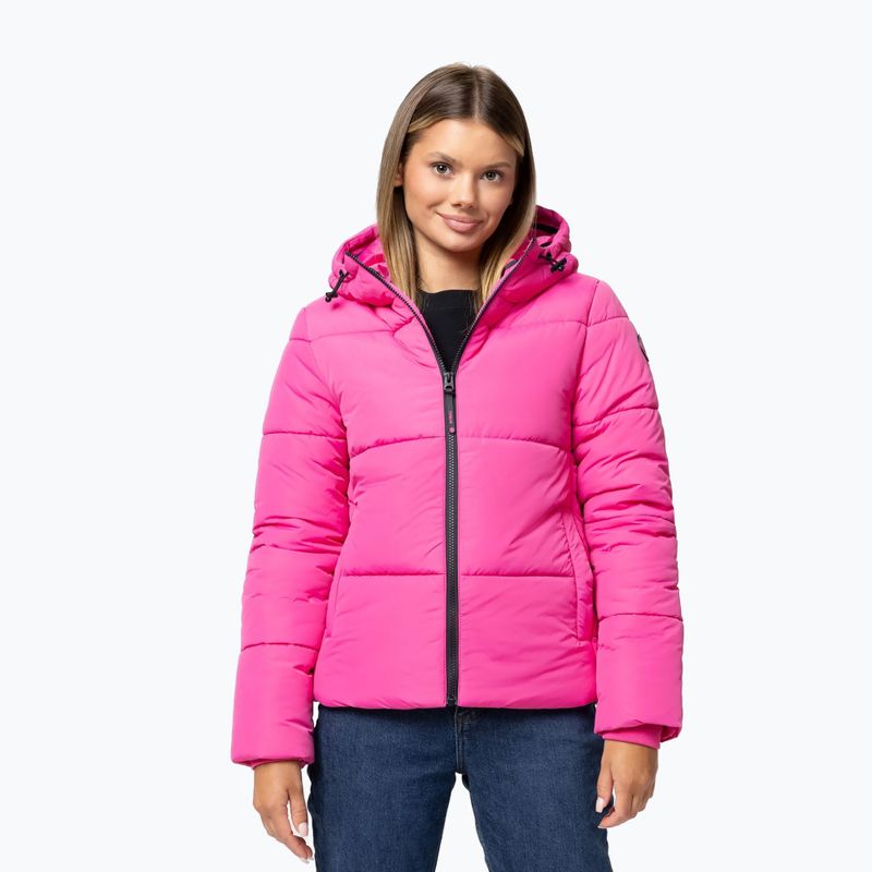 Dámska zimná bunda Pitbull Vista Quilted Hooded pink