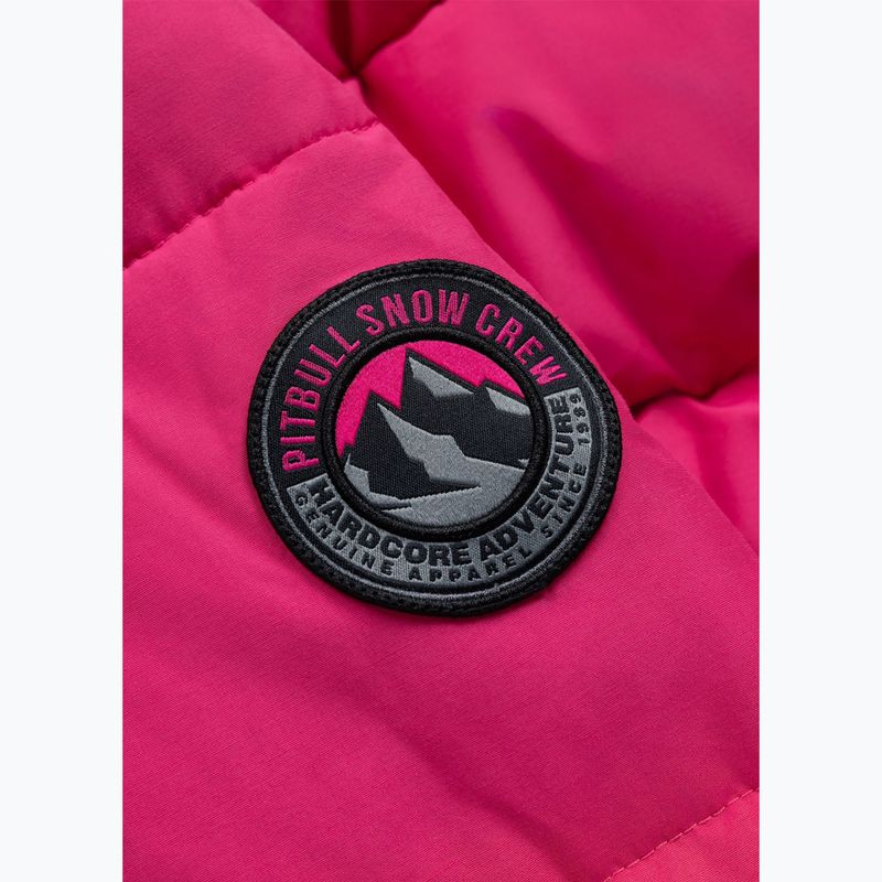 Dámska zimná bunda Pitbull Azalea Quilted Hooded raspberry red 13
