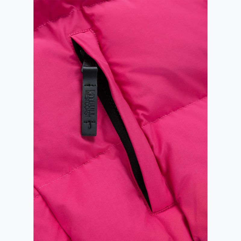 Dámska zimná bunda Pitbull Azalea Quilted Hooded raspberry red 15