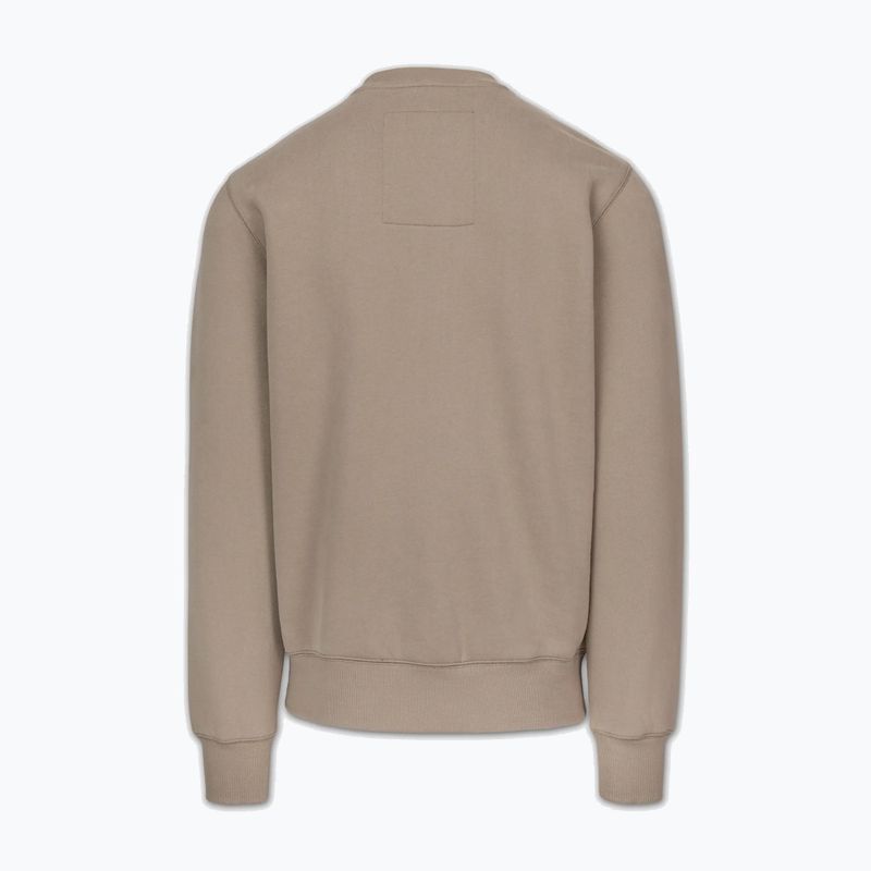 Pánska mikina Pitbull Small Logo Crewneck pale sand 7