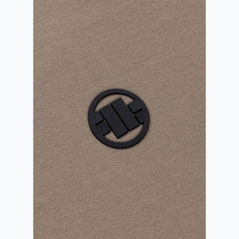 Pánska mikina Pitbull Small Logo Crewneck pale sand 9