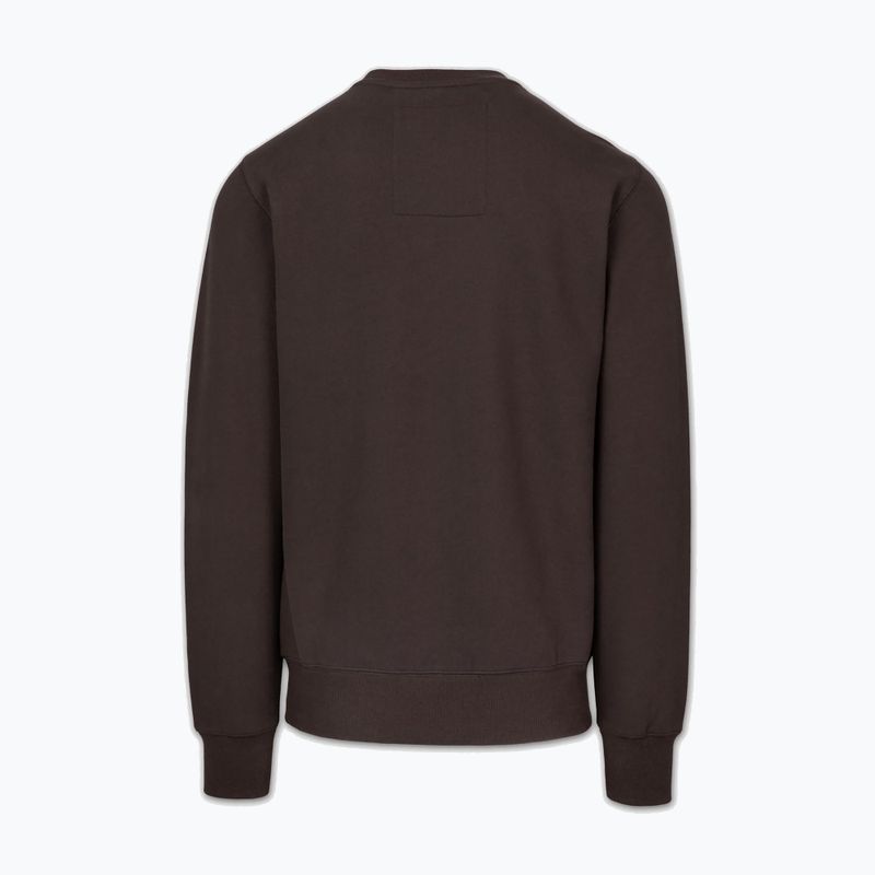 Pánska mikina Pitbull Small Logo Crewneck dark chocolate 5