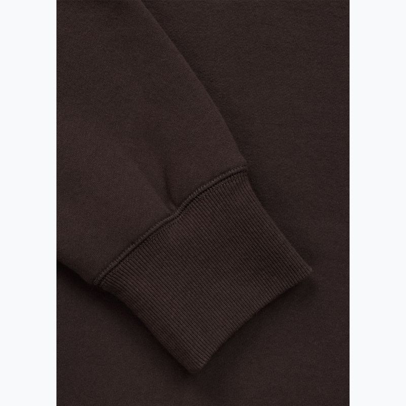 Pánska mikina Pitbull Small Logo Crewneck dark chocolate 8