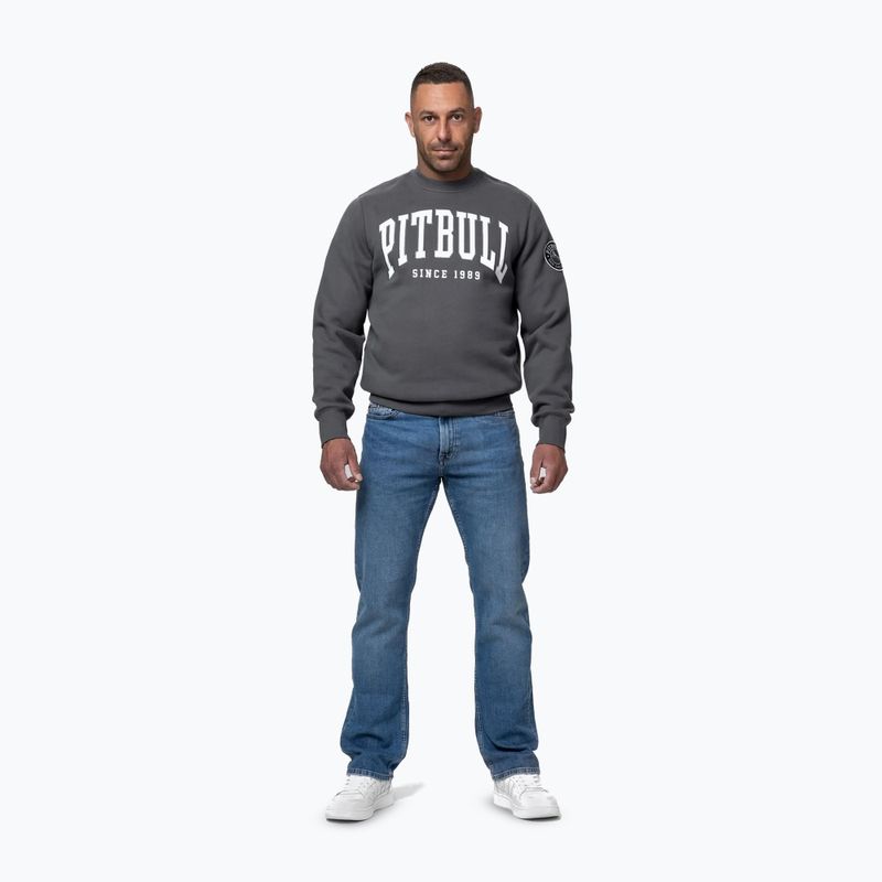 Pánska mikina Pitbull Norton Crewneck graphite 2