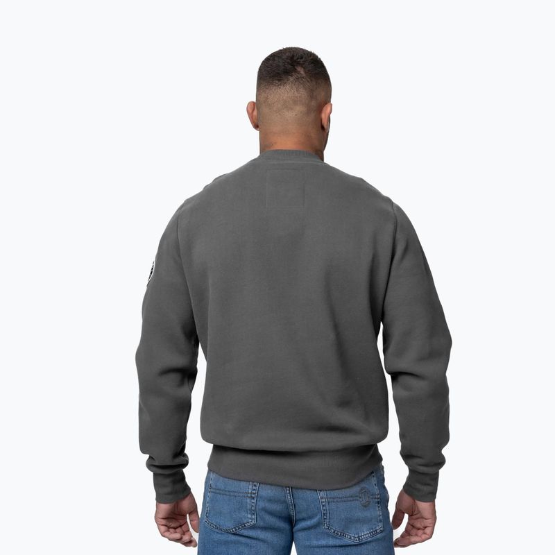 Pánska mikina Pitbull Norton Crewneck graphite 3