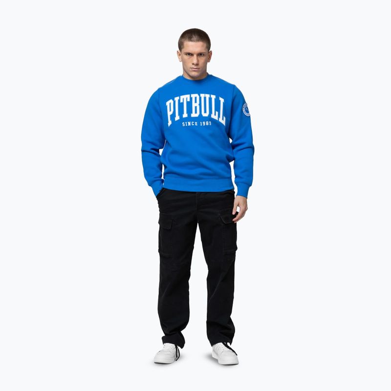 Pánska mikina Pitbull Norton Crewneck azure blue 2
