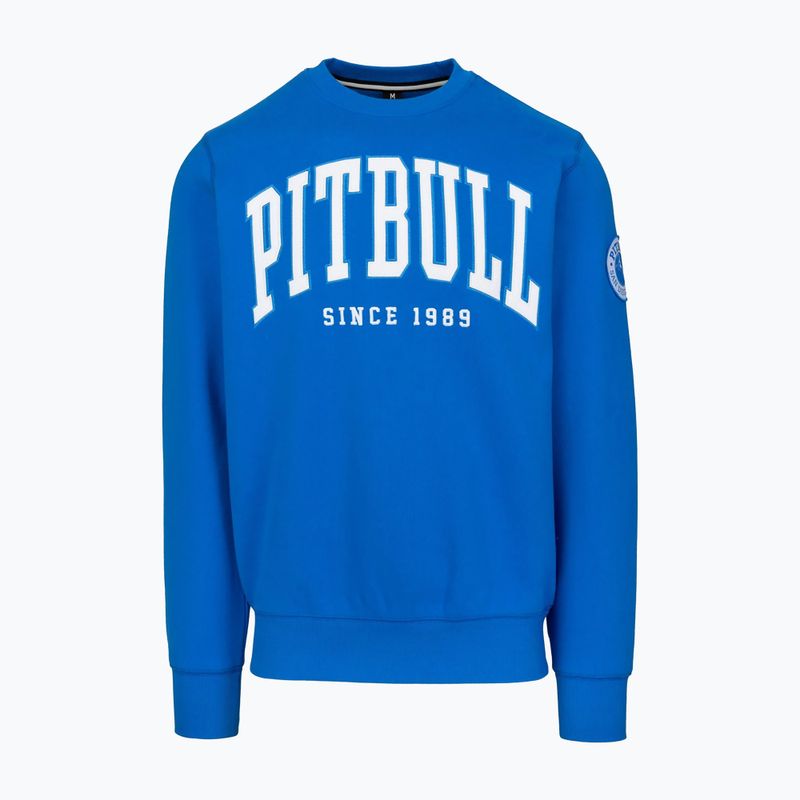 Pánska mikina Pitbull Norton Crewneck azure blue 4