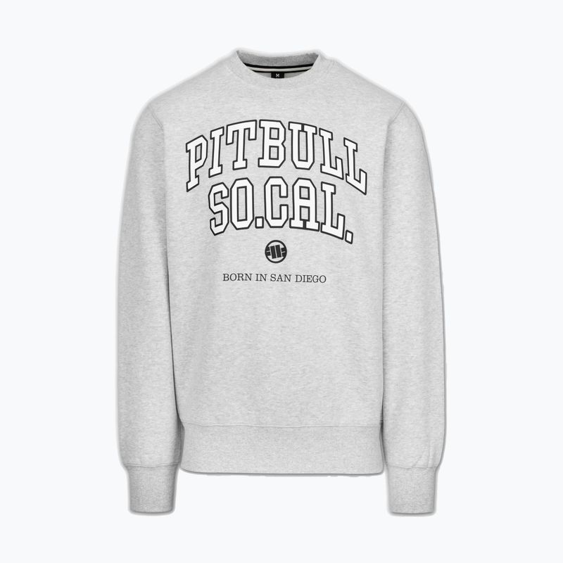 Pánska mikina Pitbull So Cal Crewneck grey/melange 4