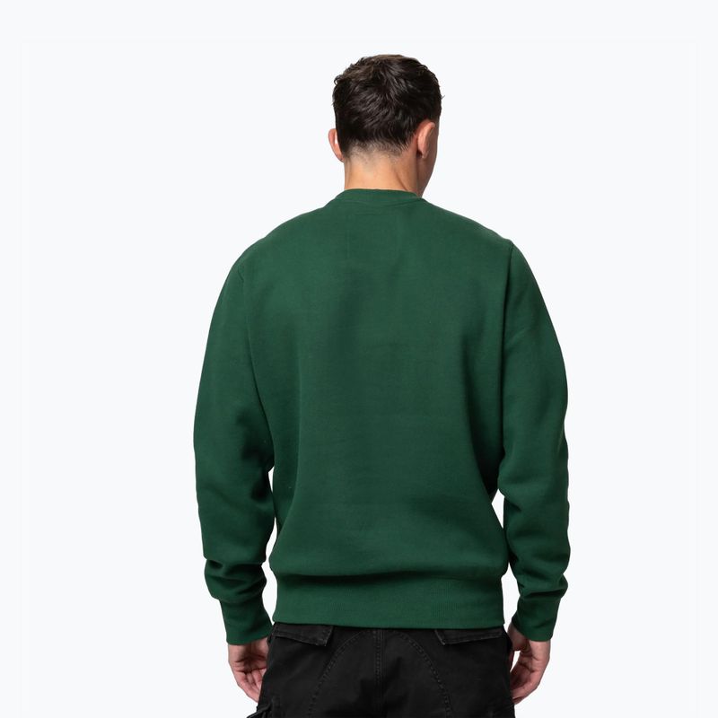 Pánska mikina Pitbull So Cal Crewneck hunter green 3