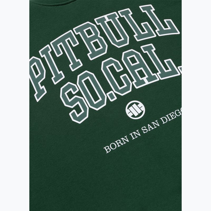 Pánska mikina Pitbull So Cal Crewneck hunter green 7