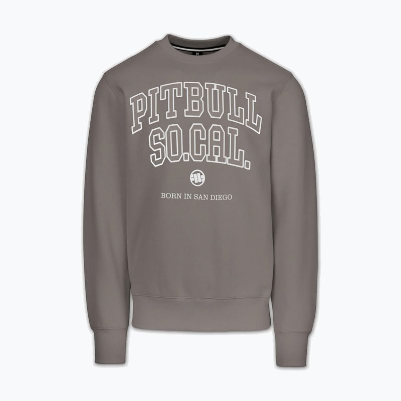 Pánska mikina Pitbull So Cal Crewneck taupe 4