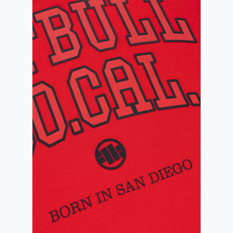 Pánska mikina Pitbull So Cal Crewneck fluorescent/red 8