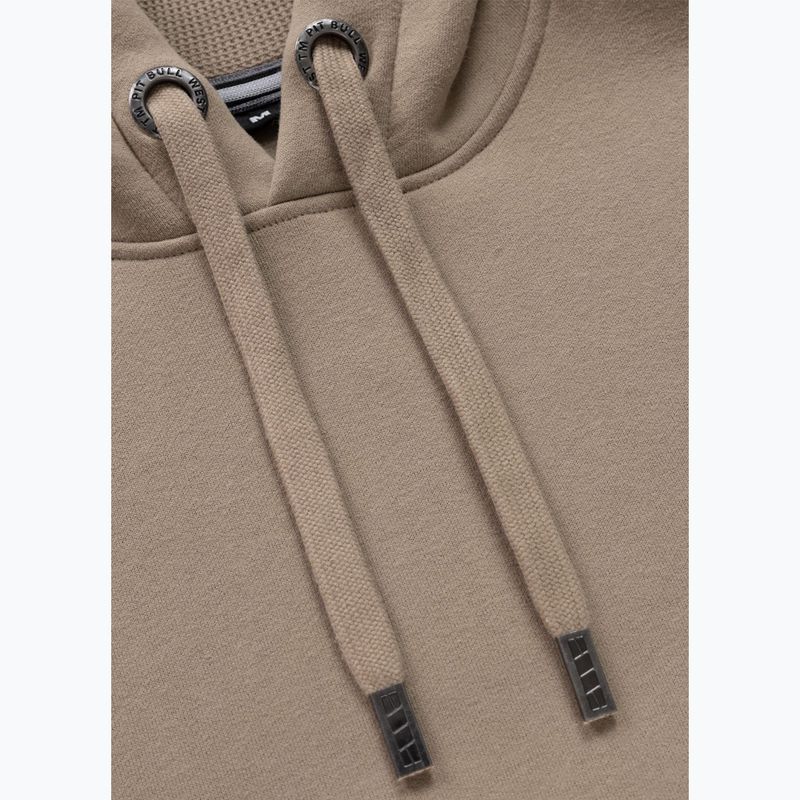 Pánska mikina Pitbull Small Logo Hooded pale sand 6