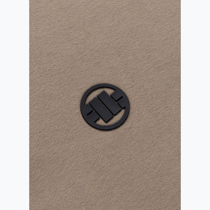 Pánska mikina Pitbull Small Logo Hooded pale sand 7