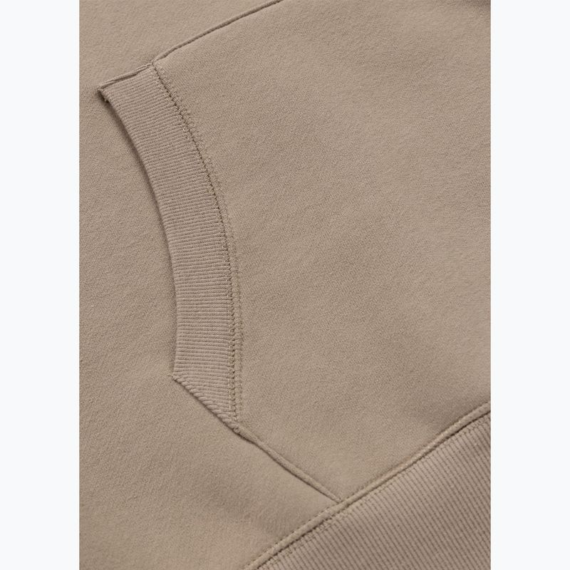 Pánska mikina Pitbull Small Logo Hooded pale sand 9
