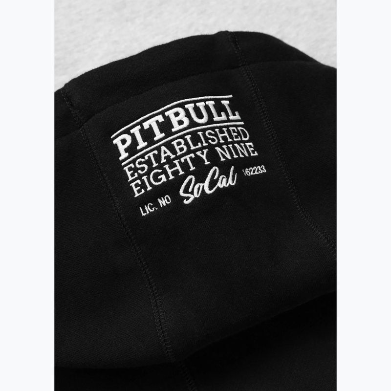 Pánska mikina Pitbull Gibson Hooded black/grey melange 4