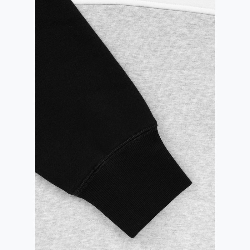 Pánska mikina Pitbull Gibson Hooded black/grey melange 6